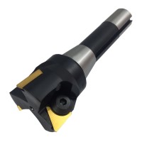 Indexable Carbide End Mills - R8 Shank